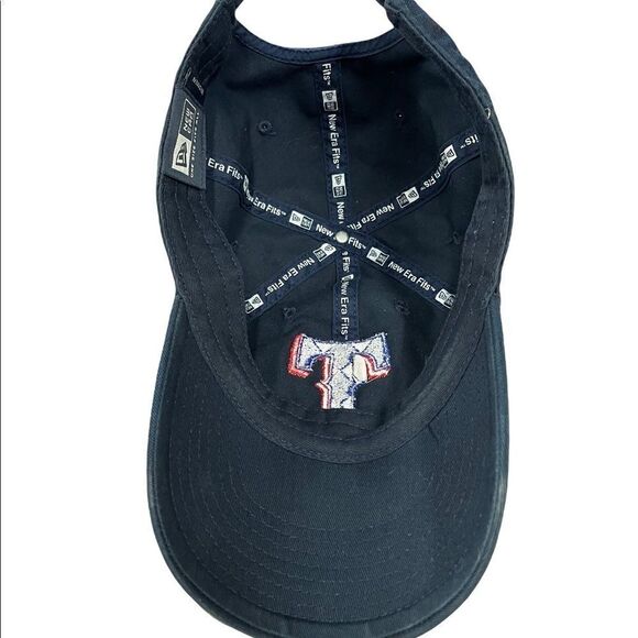 Texas Rangers New‎ Era Strapback Womens Hat MLB baseball Blue Red White - Picture 4 of 5